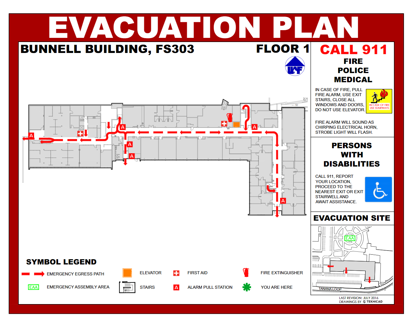 <span style="font-weight: bold;">Fire Escape Plans</span>